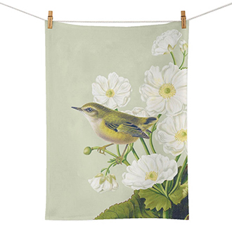 100%NZ Birds & Botanicals Tea Towel