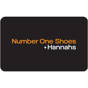 Number One Shoes + Hannahs $50 Gift Card